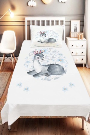 Gri Ceylanlı Hayvanlı Desenli Çocuk Ve Bebek Odası Dekoratif Yatak Örtüsü Gri Ceylanlı Hayvanlı Desenli Çocuk Ve Bebek Odası Dekoratif Yatak Örtüsü