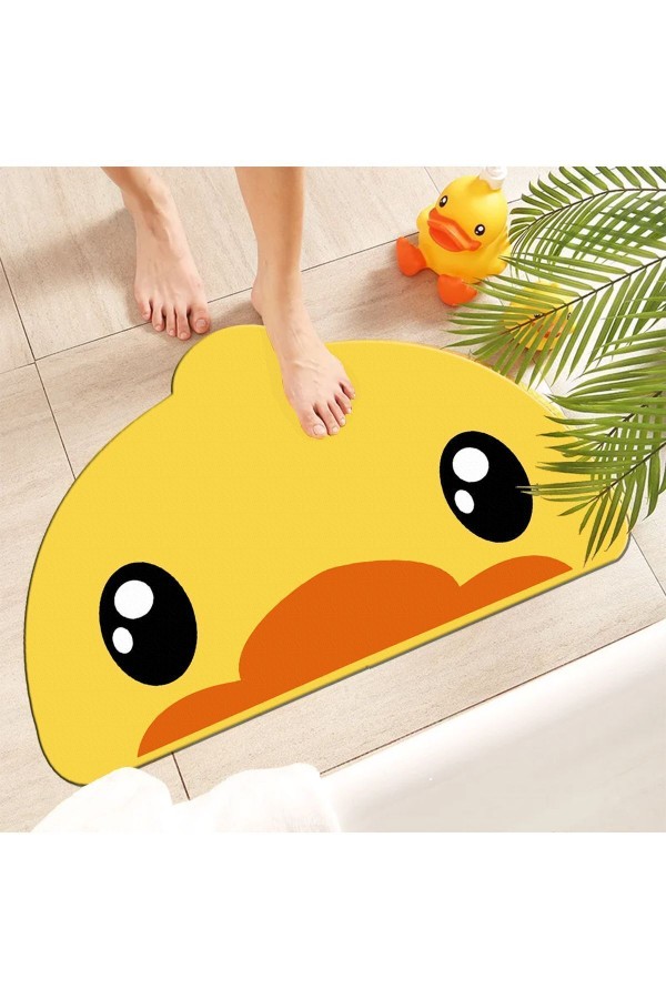 Else Sevimli Ördek Su Emici Duş Önü Banyo Paspası Klozet Tek Parça Hayvanlı Banyo Halısı Else Sevimli Ördek Su Emici Duş Önü Banyo Paspası Klozet Tek Parça Hayvanlı Banyo Halısı