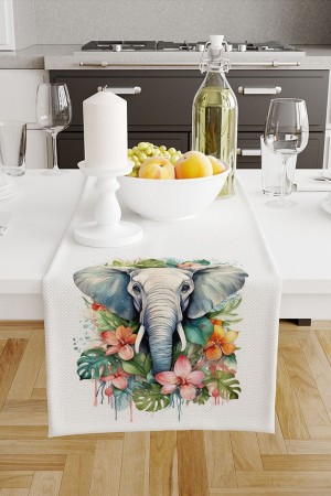 Renkli Filler Desenli Dijital Baskılı Leke Tutmaz Dertsiz Dekoratif Runner 40x140cm Renkli Filler Desenli Dijital Baskılı Leke Tutmaz Dertsiz Dekoratif Runner 40x140cm