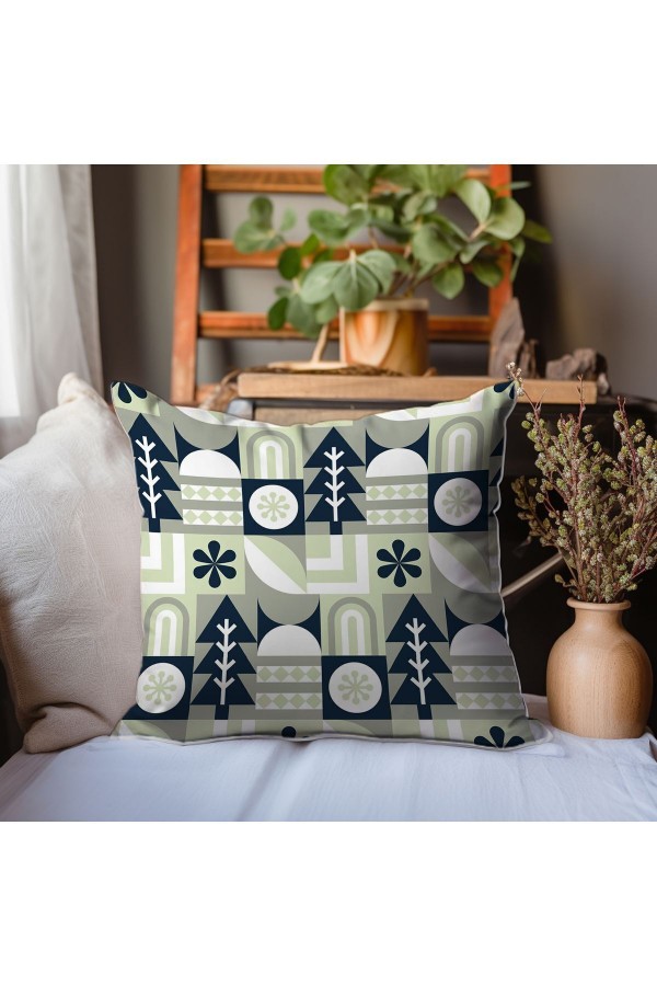 Yeşil Lacivert Ağaçlı Desenli Dijital Baskılı Dekoratif Çift Taraflı Kırlent Kılıfı 43x43cm Yeşil Lacivert Ağaçlı Desenli Dijital Baskılı Dekoratif Çift Taraflı Kırlent Kılıfı 43x43cm