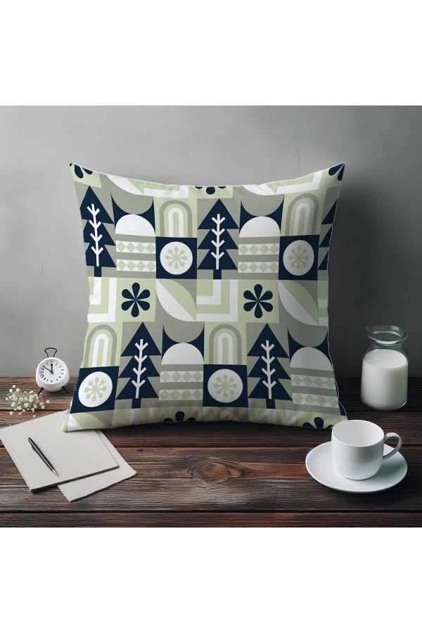 Yeşil Lacivert Ağaçlı Desenli Dijital Baskılı Dekoratif Çift Taraflı Kırlent Kılıfı 43x43cm Yeşil Lacivert Ağaçlı Desenli Dijital Baskılı Dekoratif Çift Taraflı Kırlent Kılıfı 43x43cm