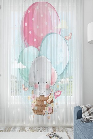 Filli Tilki Desenli Dekoratif Çocuk Bebek Odası Tek Kanat Tül Perde Filli Tilki Desenli Dekoratif Çocuk Bebek Odası Tek Kanat Tül Perde