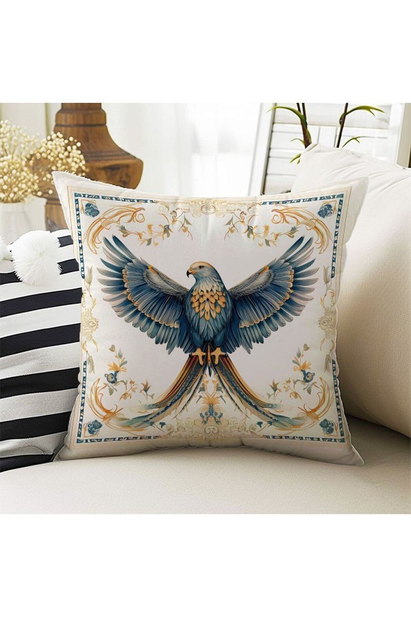 4 lü Set Kırlent Kılıfı Kuş Desenli Dijital Baskılı Hediyelik 4 lü Set Kırlent Kılıfı Kuş Desenli Dijital Baskılı Hediyelik