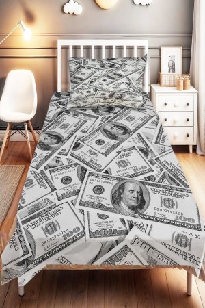 Para Dolar  Desenli Dijital Baskılı Tek Kişilik ve Çocuk Yatak Örtüsü ve Yastık Kılıfı Para Dolar  Desenli Dijital Baskılı Tek Kişilik ve Çocuk Yatak Örtüsü ve Yastık Kılıfı