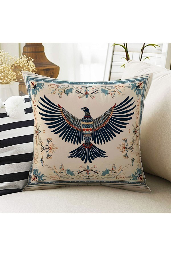 4 lü Set Kırlent Kılıfı Kuş Desenli Dijital Baskılı Hediyelik 4 lü Set Kırlent Kılıfı Kuş Desenli Dijital Baskılı Hediyelik