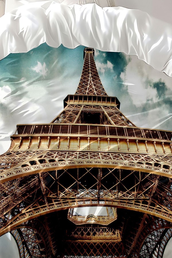 Eyfel Kulesi Paris Desenli Baskılı Pamuk Saten Çift Kişilik Nevresim Takımı Eyfel Kulesi Paris Desenli Baskılı Pamuk Saten Çift Kişilik Nevresim Takımı