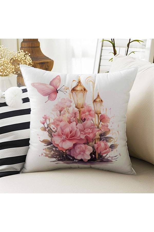 4 lü Set Kırlent Kılıfı Pembe Peri Kız Desenli Dijital Baskılı 4 lü Set Kırlent Kılıfı Pembe Peri Kız Desenli Dijital Baskılı