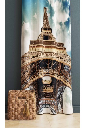 Eyfel Kulesi Paris Desenli Dijital Baskı Dekoratif Yatak Odası Salon Mutfak Fon Perdesi Eyfel Kulesi Paris Desenli Dijital Baskı Dekoratif Yatak Odası Salon Mutfak Fon Perdesi