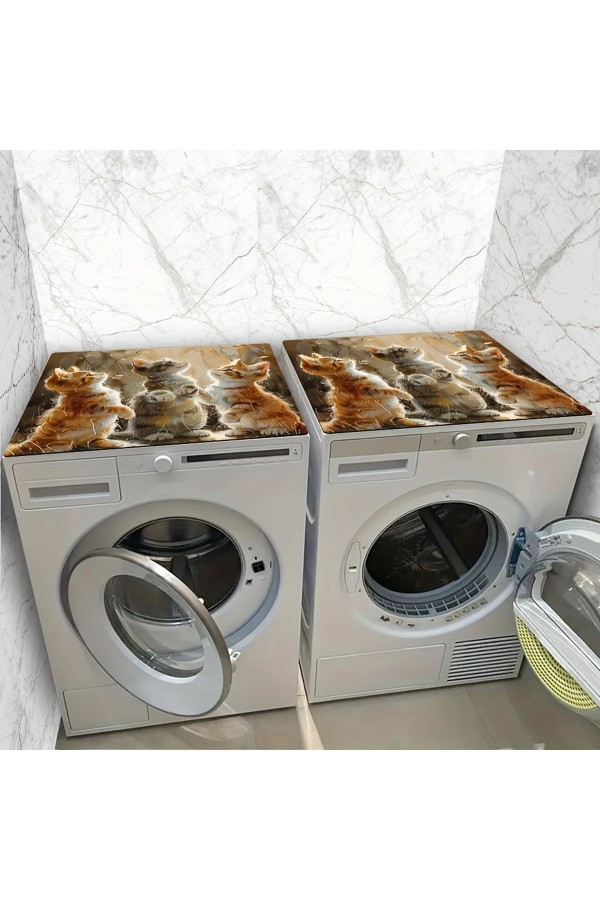 Çamaşır Makinesi Örtüsü Kurutmaşık Koruma Matı Sıvı Geçirmez Kaymaz Yıkanabilir Dsn-05 Çamaşır Makinesi Örtüsü Kurutmaşık Koruma Matı Sıvı Geçirmez Kaymaz Yıkanabilir Dsn-05