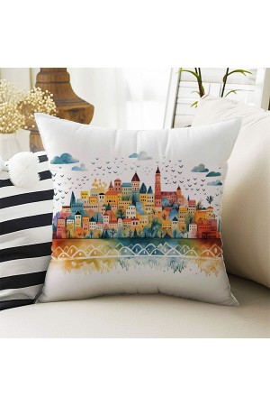 Şehir Desenli Çift Taraflı Dijital Baskılı Kırlent Kılıfı Ds01 Şehir Desenli Çift Taraflı Dijital Baskılı Kırlent Kılıfı Ds01