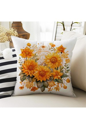 Sarı Çiçekler Desenli Çift Taraflı Dijital Baskılı Kırlent Kılıfı Ds01 Sarı Çiçekler Desenli Çift Taraflı Dijital Baskılı Kırlent Kılıfı Ds01