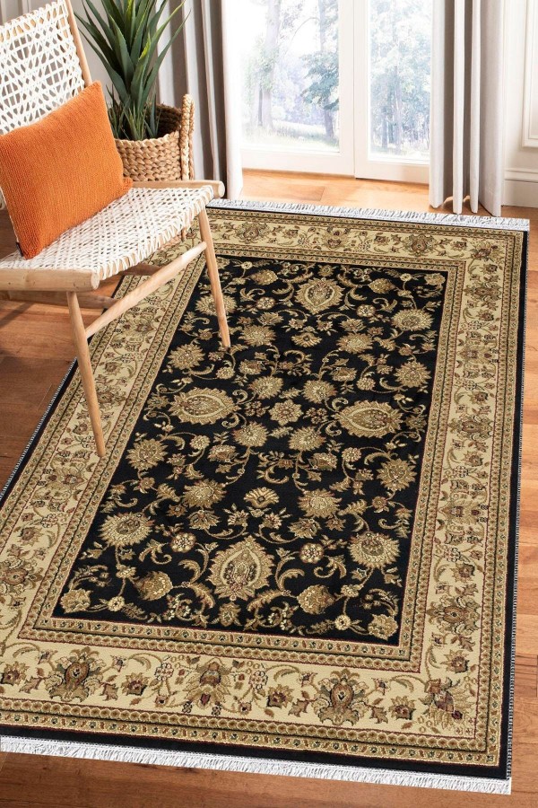 Else Bambu Serisi Vintage Yıkanabilir Kaymaz Taban Modern Salon Halısı Klasik Kilim No:37 Else Bambu Serisi Vintage Yıkanabilir Kaymaz Taban Modern Salon Halısı Klasik Kilim No:37