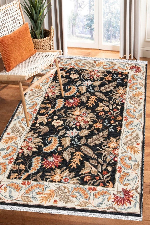 Else Bambu Serisi Vintage Yıkanabilir Kaymaz Taban Modern Salon Halısı Klasik Kilim No:15 Else Bambu Serisi Vintage Yıkanabilir Kaymaz Taban Modern Salon Halısı Klasik Kilim No:15
