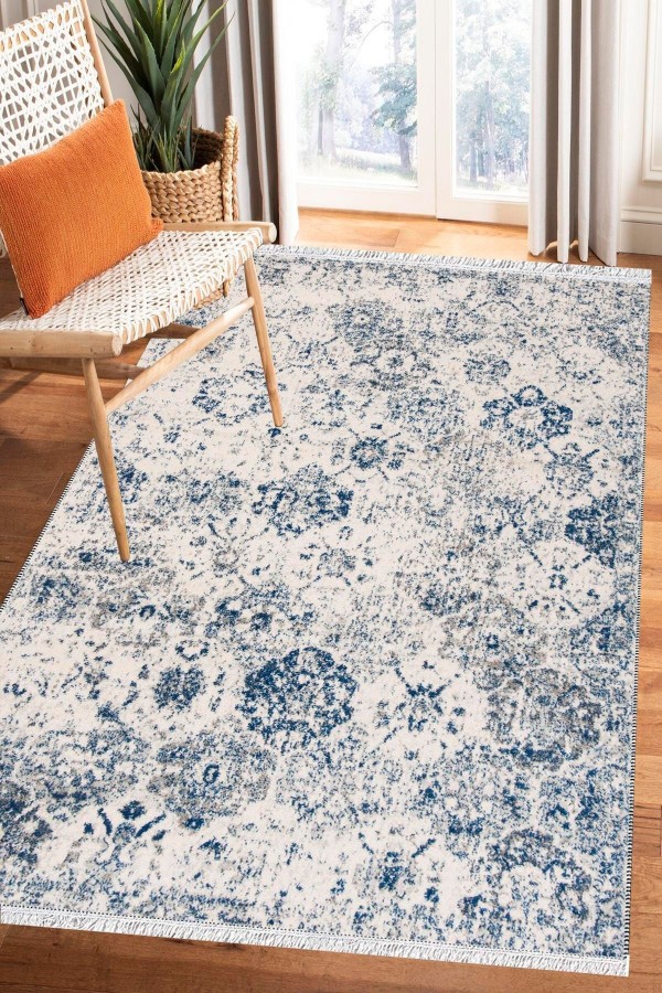 Else Bambu Serisi Vintage Yıkanabilir Kaymaz Taban Modern Salon Halısı Klasik Kilim No:24 Else Bambu Serisi Vintage Yıkanabilir Kaymaz Taban Modern Salon Halısı Klasik Kilim No:24