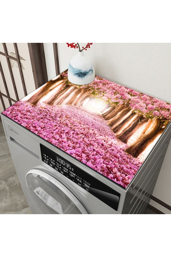 Çamaşır Makinesi Örtüsü Kurutmalık Buzdolabı Koruma Matı Sıvı Geçirmez Kaymaz Yıkanabilir Çamaşır Makinesi Örtüsü Kurutmalık Buzdolabı Koruma Matı Sıvı Geçirmez Kaymaz Yıkanabilir