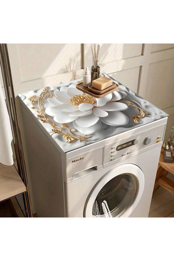 Kurutmalık Çamaşır Makinesi Örtüsü Koruma Matı Sıvı Geçirmez Kaymaz Yıkanabilir Kurutmalık Çamaşır Makinesi Örtüsü Koruma Matı Sıvı Geçirmez Kaymaz Yıkanabilir