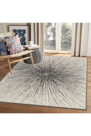Else Gri Siyah Patlayan Boyalar Jüt Hasır Görünümlü Yıkanabilir Salon Halısı Else Gri Siyah Patlayan Boyalar Jüt Hasır Görünümlü Yıkanabilir Salon Halısı