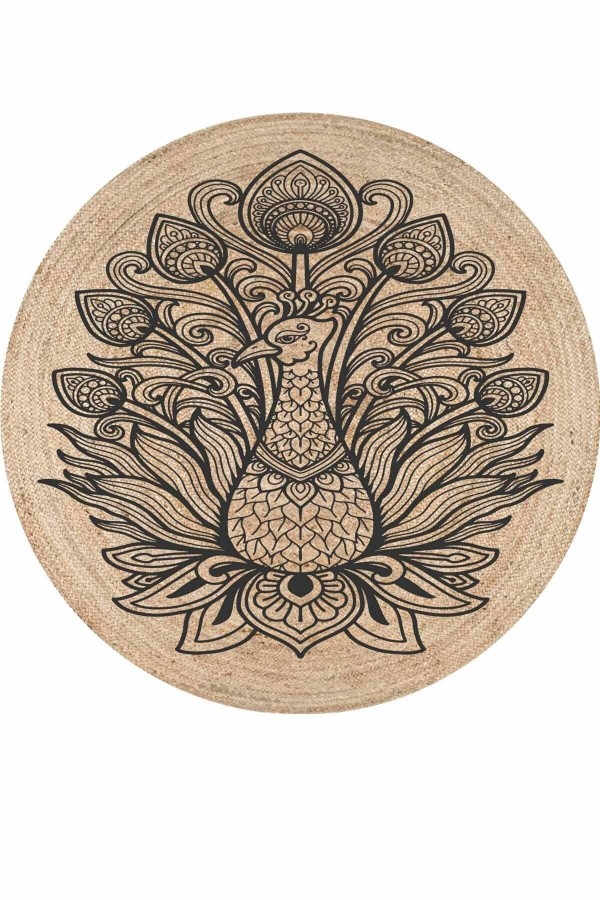 Else Güneş Bolero Örme Jüt Örgü Halı Hasır Kilim