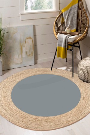 Else Gri Bolero Örme Jüt Örgü Halı Hasır Kilim Else Gri Bolero Örme Jüt Örgü Halı Hasır Kilim