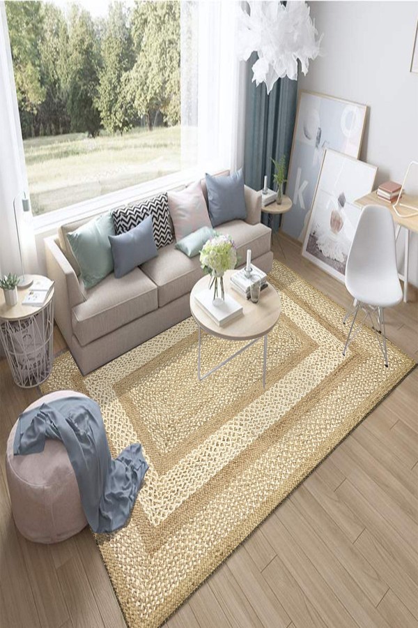 Else Krem Kahverengi Bordürlü Kaymaz 3d Desenli Baskılı Salon Halısı Else Krem Kahverengi Bordürlü Kaymaz 3d Desenli Baskılı Salon Halısı