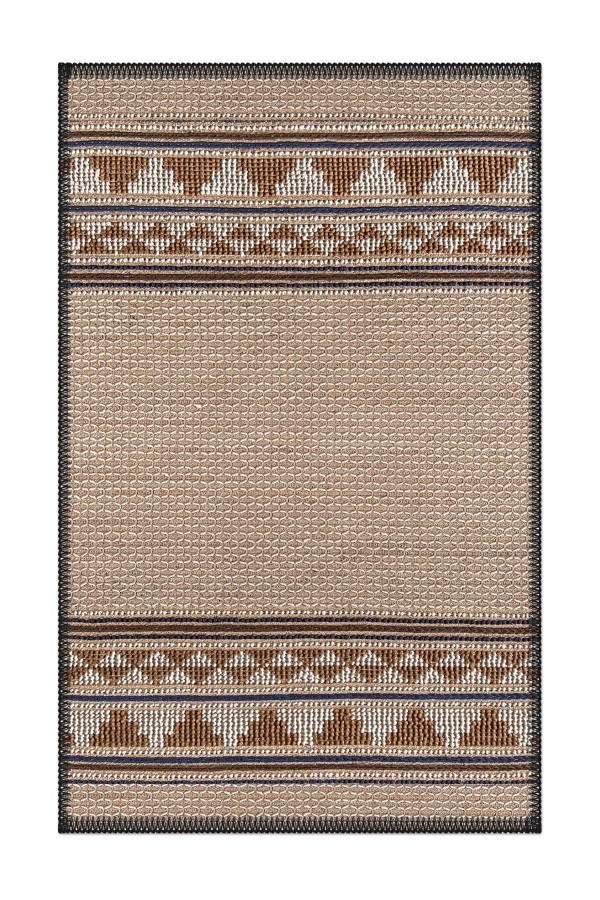 Else Morocco Vintage Sisal Hasır Jüt Desenli Yıkanabilir Dekoratif Kilim Mr-6