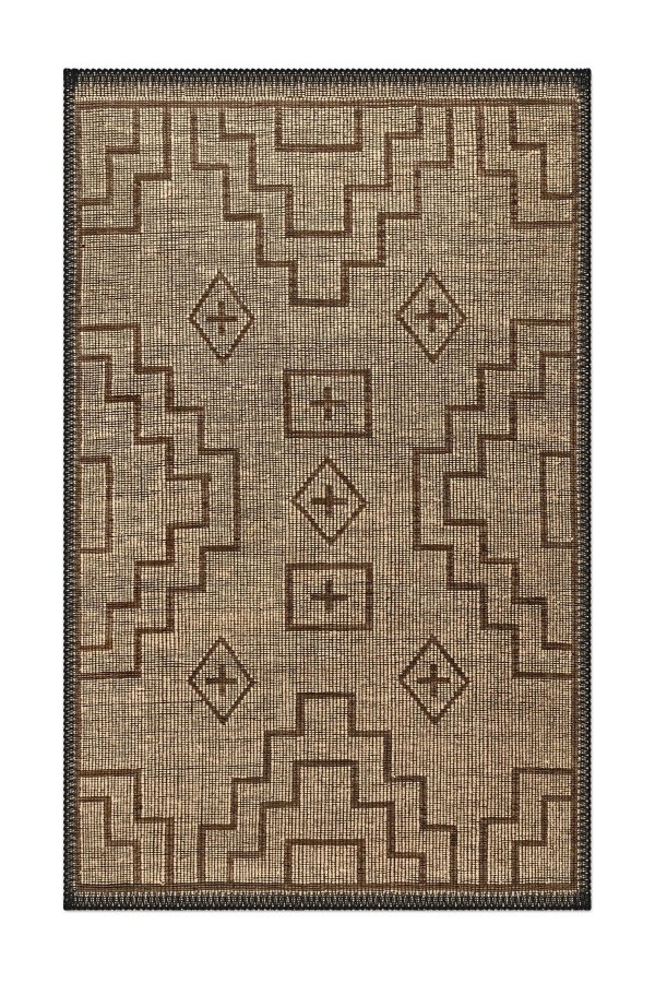 Else Morocco Vintage Sisal Hasır Jüt Desenli Yıkanabilir Dekoratif Kilim Mr-7 Else Morocco Vintage Sisal Hasır Jüt Desenli Yıkanabilir Dekoratif Kilim Mr-7