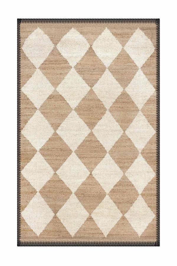 Else Morocco Vintage Sisal Hasır Jüt Desenli Yıkanabilir Dekoratif Kilim Mr-9 Else Morocco Vintage Sisal Hasır Jüt Desenli Yıkanabilir Dekoratif Kilim Mr-9