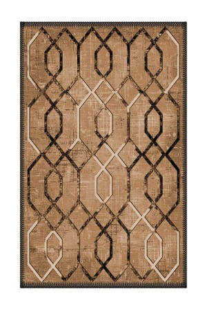 Morocco Vintage Sisal Hasır Jüt Desenli Yıkanabilir Dekoratif Kilim Mr-19