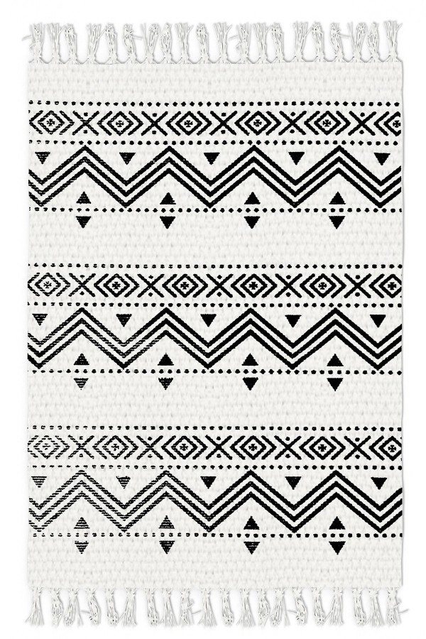 Else Desenli Yıkanabilir Modern Kara Tezgah Vintage Dokuma Kilim Else Desenli Yıkanabilir Modern Kara Tezgah Vintage Dokuma Kilim