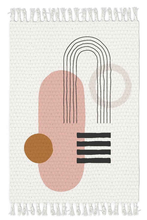 Else Desenli Yıkanabilir Modern Kara Tezgah Vintage Dokuma Kilim Else Desenli Yıkanabilir Modern Kara Tezgah Vintage Dokuma Kilim
