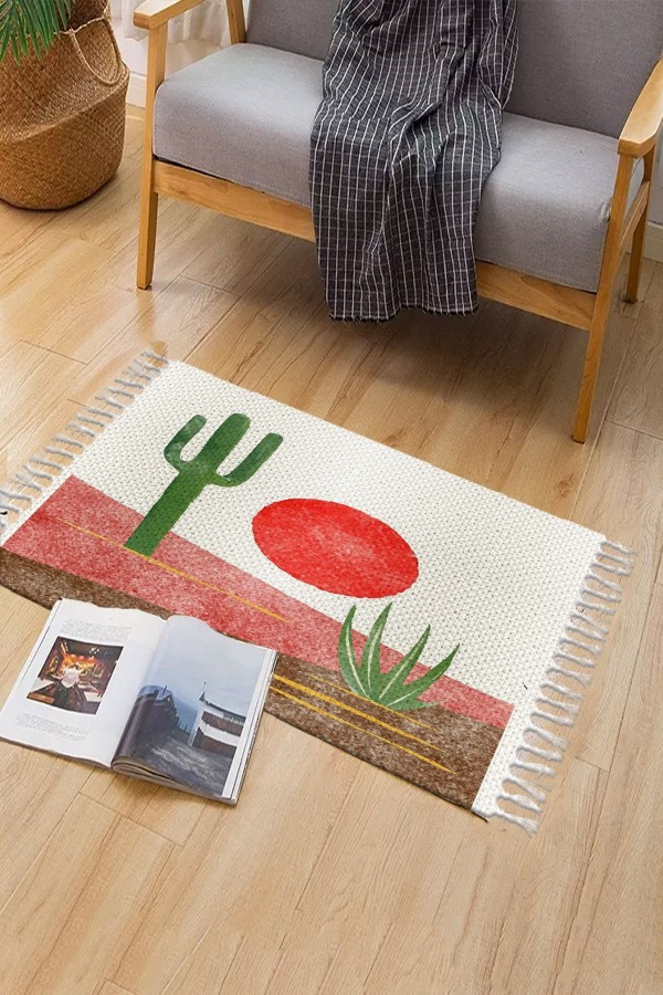 Else Desenli Yıkanabilir Modern Kara Tezgah Vintage Dokuma Kilim Else Desenli Yıkanabilir Modern Kara Tezgah Vintage Dokuma Kilim