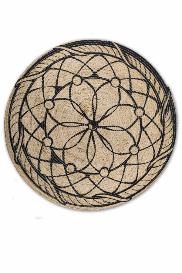 Rüya Kapanı Mutfak Bolero Örme Jüt Örgü Halı Hasır Kilim