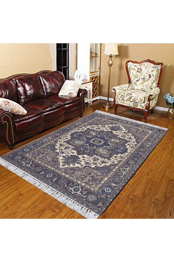Else Gri Mavi Osmanlı Türkmen Klasik Dekoratif Yıkanabilir Saçaklı Ince Kilim Halı Else Gri Mavi Osmanlı Türkmen Klasik Dekoratif Yıkanabilir Saçaklı Ince Kilim Halı