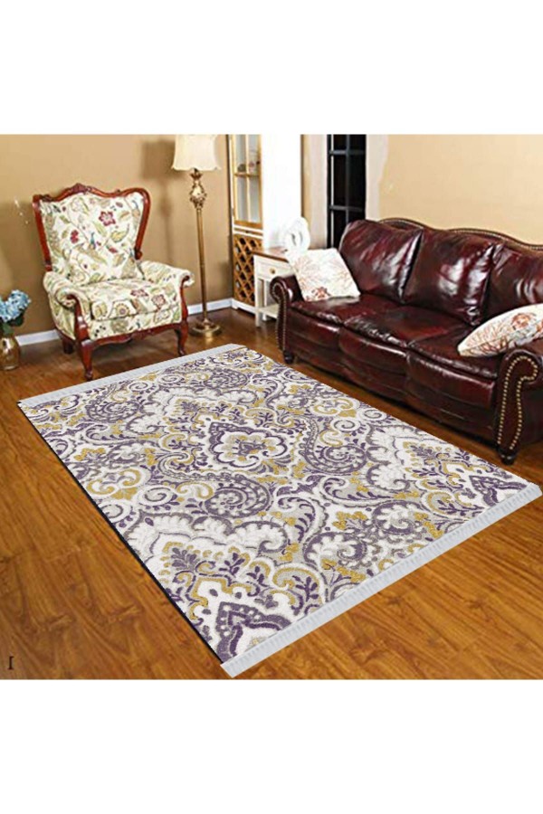 Else Sarı Mavi Osmanlı Çiçek Motif Modern Dekoratif Yıkanabilir Püsküllü Ince Kilim Halı Else Sarı Mavi Osmanlı Çiçek Motif Modern Dekoratif Yıkanabilir Püsküllü Ince Kilim Halı