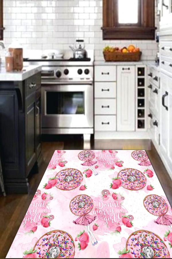 Else Pembe Kurabiyeli 3D Desenli Modern Mutfak Halisi Else Pembe Kurabiyeli 3D Desenli Modern Mutfak Halisi